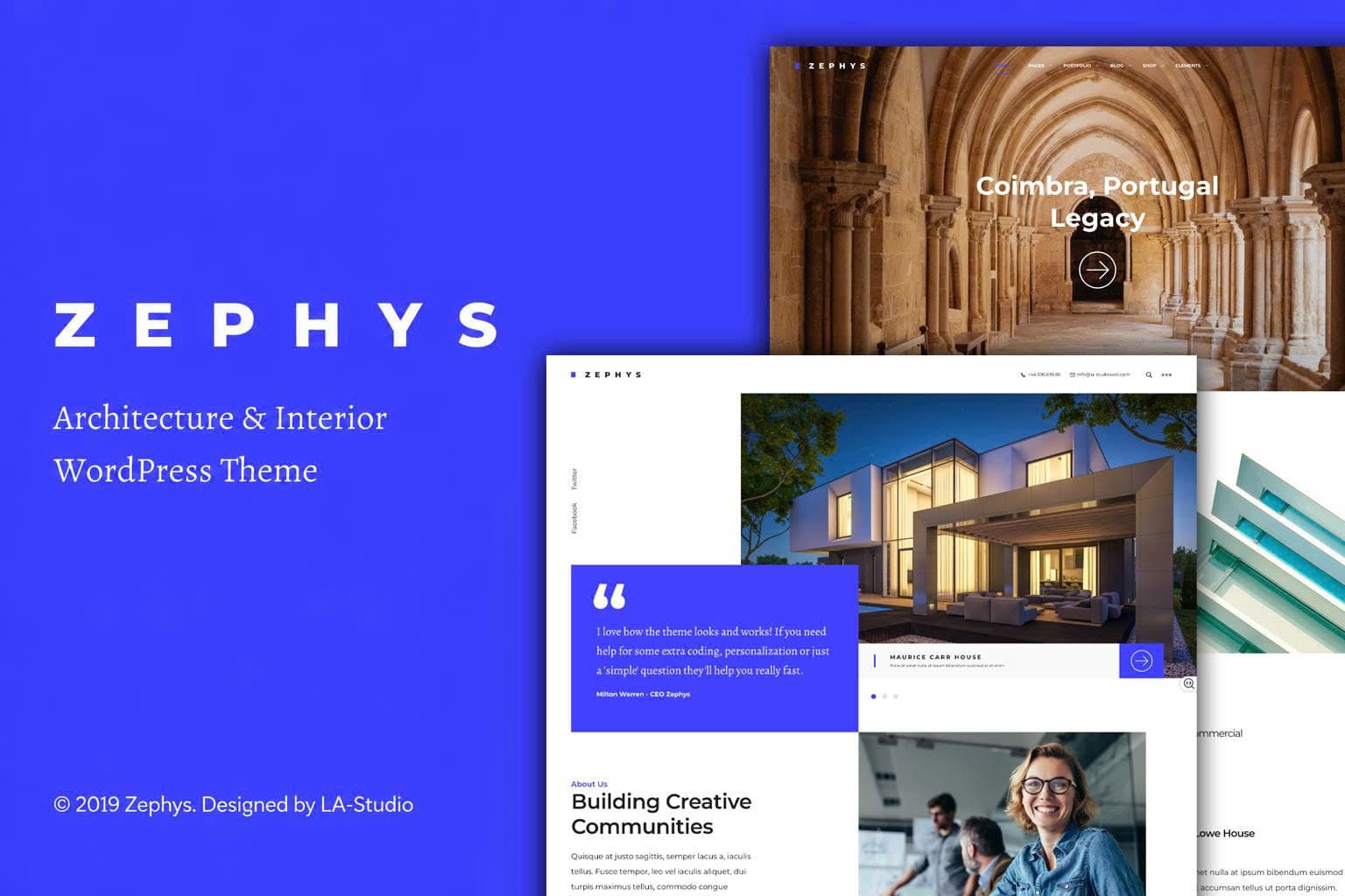 Zephys - Architecture WordPress Theme