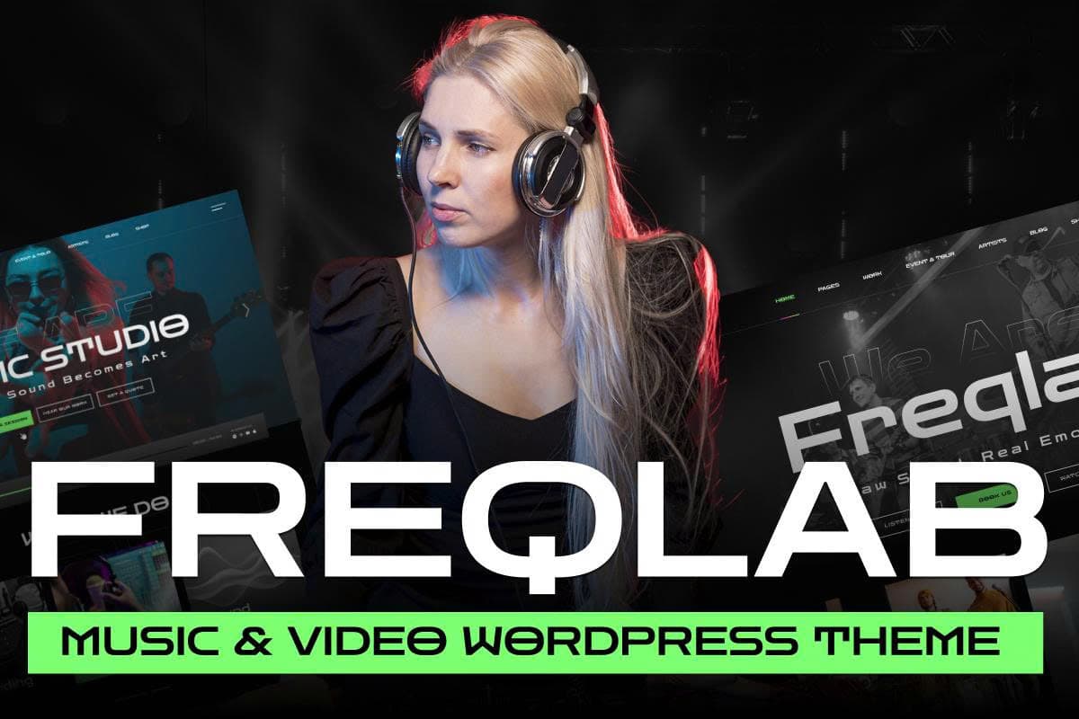 Freqlab - Music & Video WordPress Theme