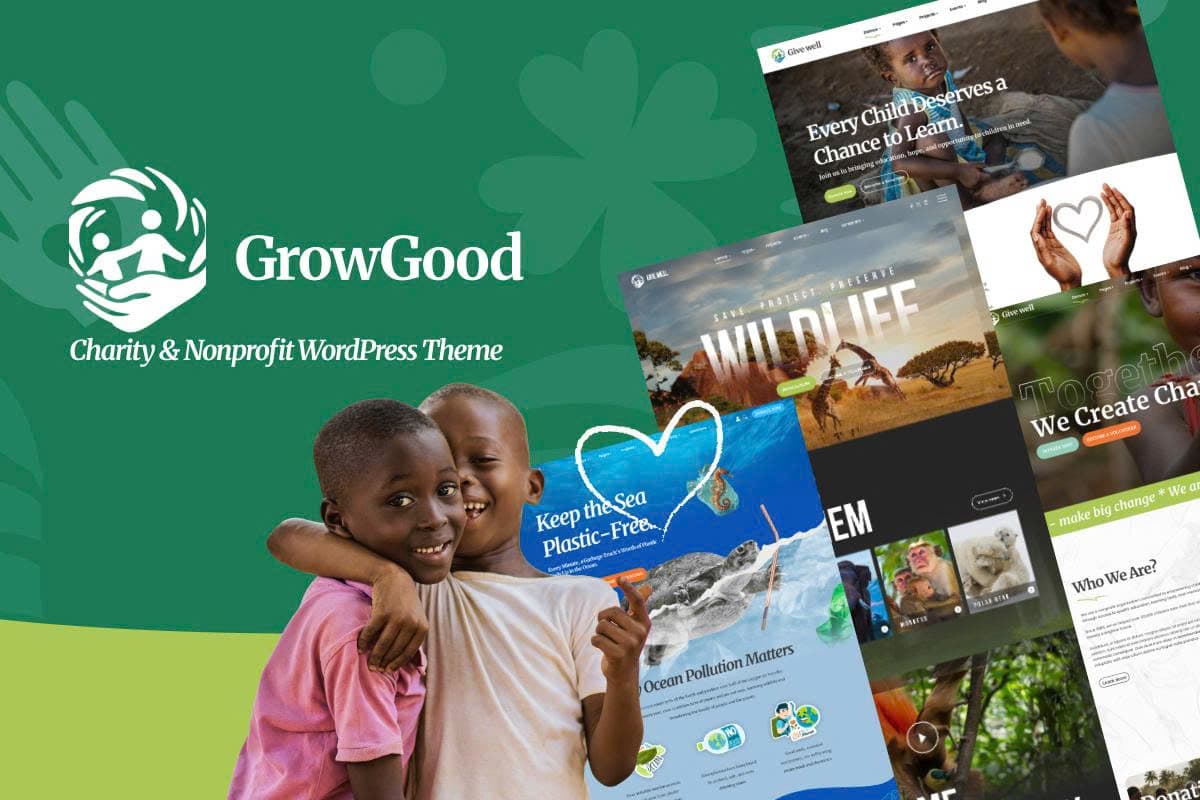 GrowGood - Charity & Nonprofit WordPress Theme