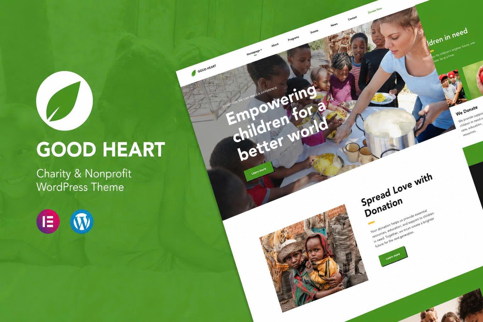 GoodHeart - Charity & Nonprofit WordPress Theme
