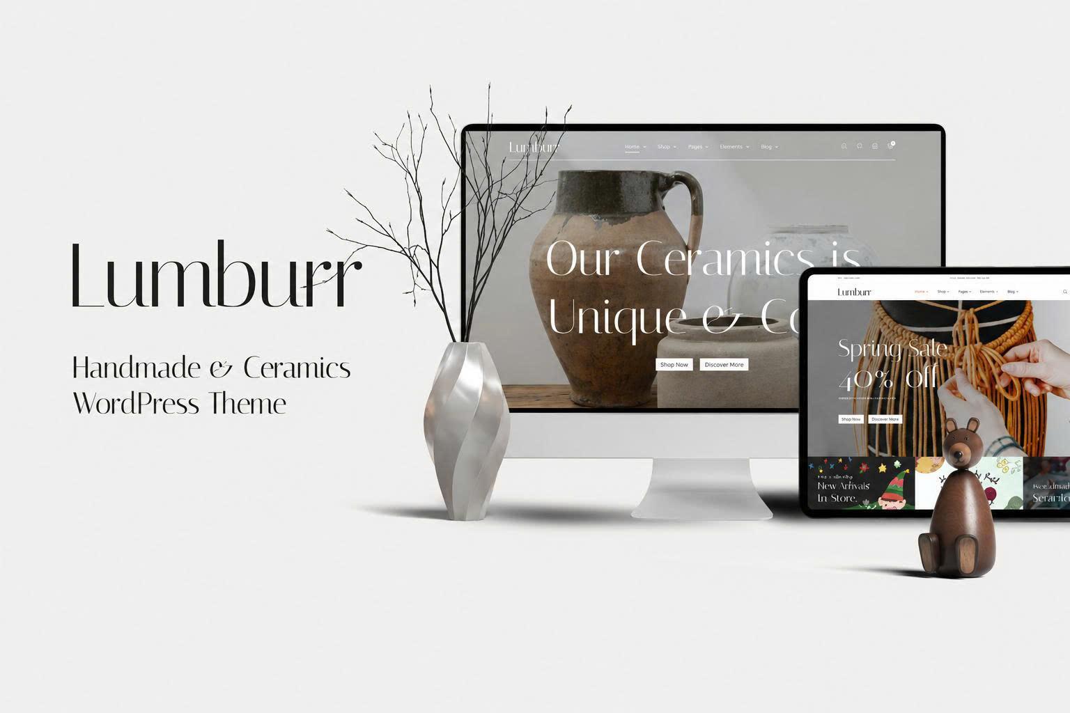 Lumburr - Handmade & Ceramics WordPress Theme